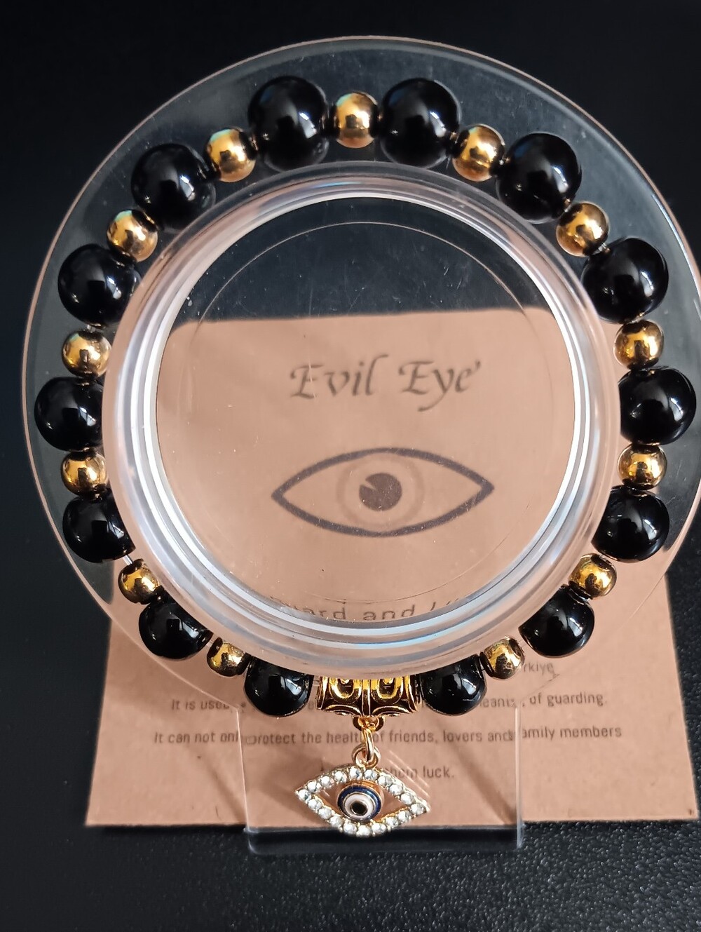 Beaded Evil Eye Bracelet